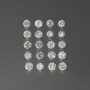 0.82 ct White Diamond Stone, Natural Diamond in Diamond-Cut Shape for Sale