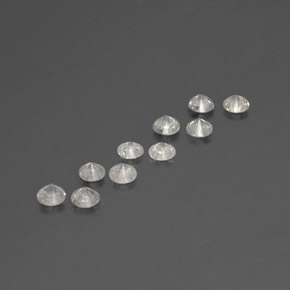 Diamond Gemstone in 2.4 mm Size for Sale, Diamond Stone in White Color