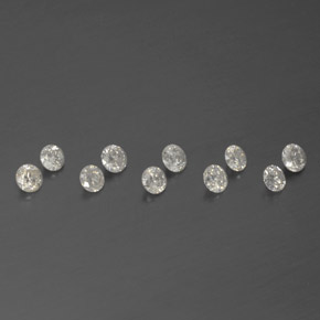 0.63 ct White Diamond Stone, Natural Diamond in Diamond-Cut Shape for Sale