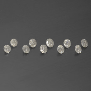 0.78 ct White Diamond Stone, Natural Diamond in Diamond-Cut Shape for Sale