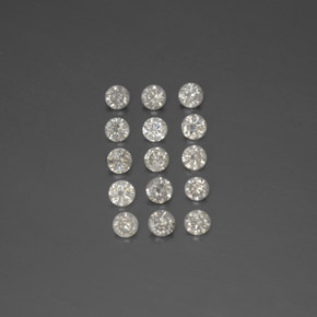0.80 ct White Diamond Gemstone, Diamond Gem in Diamond-Cut Shape for Sale.