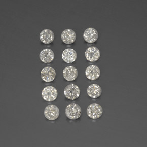 0.80 ct White Diamond Stone, Natural Diamond in Diamond-Cut Shape for Sale