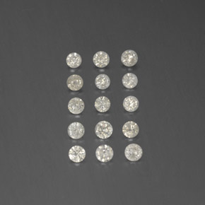 0.72 ct White Diamond Gemstone, Diamond Gem in Diamond-Cut Shape for Sale.