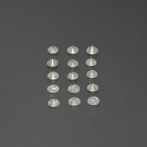 Diamond Gemstone in 2.2 mm Size for Sale, Diamond Stone in White Color