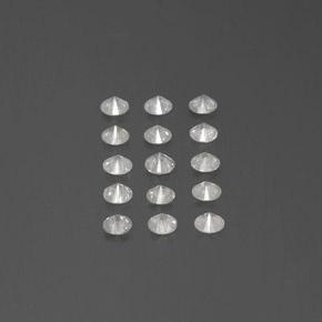 Diamond Gemstone in 2.5 mm (calibrated) Size for Sale, Diamond Stone in White Color