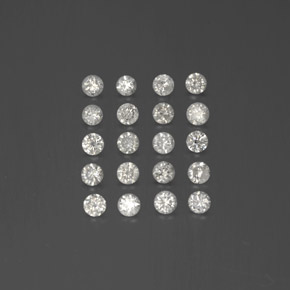 0.82 ct White Diamond Gemstone, Diamond Gem in Diamond-Cut Shape for Sale.