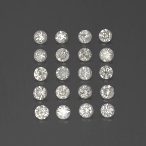 0.82 ct White Diamond Stone, Natural Diamond in Diamond-Cut Shape for Sale