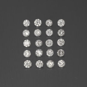0.94 ct White Diamond Gemstone, Diamond Gem in Diamond-Cut Shape for Sale.