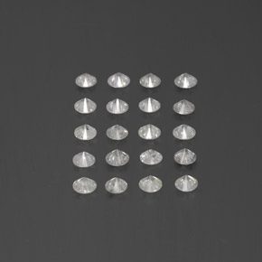 Diamond Gemstone in 2.3 mm Size for Sale, Diamond Stone in White Color