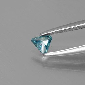 Diamond Gemstone in 4.1 x 3.6 mm Size for Sale, Diamond Stone in Blue Color