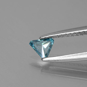 Diamond Gemstone in 4.7 x 3.9 mm Size for Sale, Diamond Stone in Greenish Blue Color