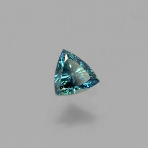 0.16 ct Blue Diamond Stone, Natural Diamond in Trillion Facet Shape for Sale