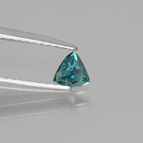 0.19 ct Blue Diamond Stone, Natural Diamond in Trillion Facet Shape for Sale