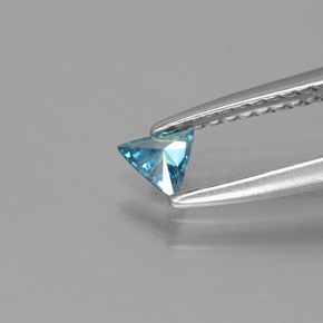 Diamond Gemstone in 4 x 3.7 mm Size for Sale, Diamond Stone in Blue Color