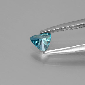 Diamond Gemstone in 4.1 x 3.7 mm Size for Sale, Diamond Stone in Blue Color