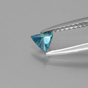 Diamond Gemstone in 4.3 x 3.9 mm Size for Sale, Diamond Stone in Blue Color