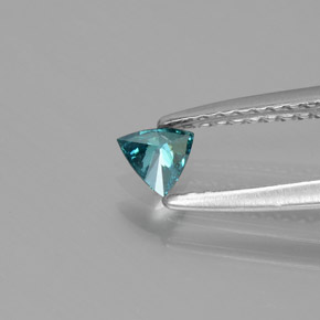 Diamond Gemstone in 4 x 3.7 mm Size for Sale, Diamond Stone in Blue Green Color