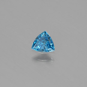 0.17 ct Blue Diamond Stone, Natural Diamond in Trillion Facet Shape for Sale