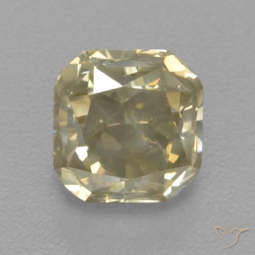 1.81 ct Brown Diamond, 6.4 x 6.1 mm Octagon Cut From South Africa, Photo A