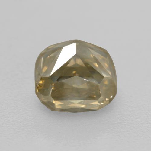 Diamond Gemstone in 5.6 x 5.3 mm Size for Sale, Diamond Stone in Champagne Color