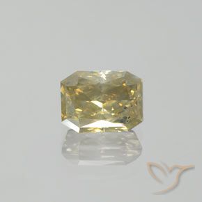 1.68 ct Brown Diamond, 7.5 x 5.6 mm Octagon Cut From South Africa, Photo A