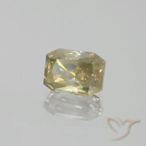 1.68 ct Brown Diamond Stone, Natural Diamond in Octagon / Scissor Cut Shape for Sale