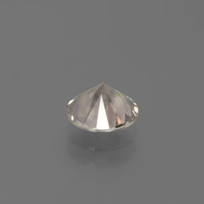 Diamond Gemstone in 6.5 mm (calibrated) Size for Sale, Diamond Stone in Champagne Color