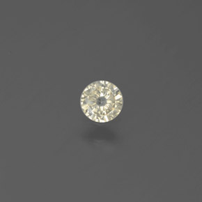 0.12 ct Gold Diamond Gemstone, Diamond Gem in Diamond-Cut Shape for Sale.