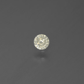 0.10 ct Yellow Diamond Gemstone, Diamond Gem in Diamond-Cut Shape for Sale.