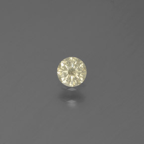 0.13 ct Yellow Diamond Gemstone, Diamond Gem in Diamond-Cut Shape for Sale.