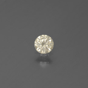 0.16 ct Yellow Diamond Gemstone, Diamond Gem in Diamond-Cut Shape for Sale.