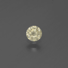 0.18 ct Yellow Diamond Gemstone, Diamond Gem in Diamond-Cut Shape for Sale.