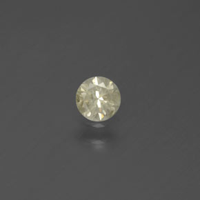 0.18 ct Gold Diamond Gemstone, Diamond Gem in Diamond-Cut Shape for Sale.
