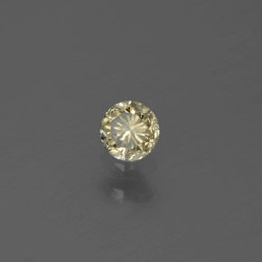0.16 ct Gold Diamond Stone, Natural Diamond in Diamond-Cut Shape for Sale