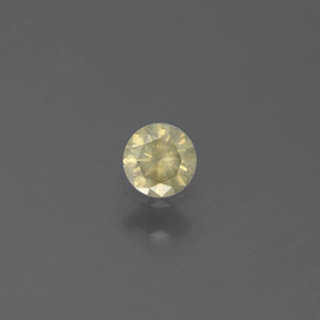 0.13 ct Gold Diamond Gemstone, Diamond Gem in Diamond-Cut Shape for Sale.