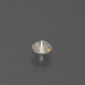 Diamond Gemstone in 3.5 mm (calibrated) Size for Sale, Diamond Stone in Champagne Color