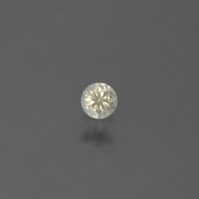 0.08 ct Yellow Diamond Gemstone, Diamond Gem in Diamond-Cut Shape for Sale.