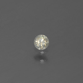 0.08 ct Yellow Diamond Stone, Natural Diamond in Diamond-Cut Shape for Sale