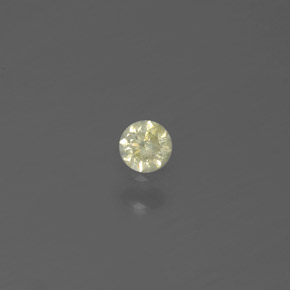 0.07 ct Yellow Diamond Gemstone, Diamond Gem in Diamond-Cut Shape for Sale.