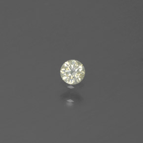 0.06 ct Yellow Diamond Gemstone, Diamond Gem in Diamond-Cut Shape for Sale.