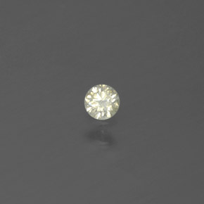 0.06 ct Yellow Diamond Stone, Natural Diamond in Diamond-Cut Shape for Sale