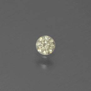 0.11 ct Gold Diamond Gemstone, Diamond Gem in Diamond-Cut Shape for Sale.