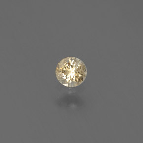 0.12 ct Gold Diamond Gemstone, Diamond Gem in Diamond-Cut Shape for Sale.