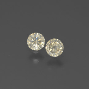 0.27 ct Yellow Diamond Gemstone, Diamond Gem in Diamond-Cut Shape for Sale.