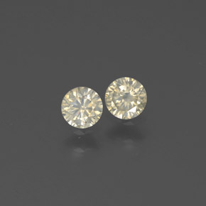 0.27 ct Yellow Diamond Stone, Natural Diamond in Diamond-Cut Shape for Sale