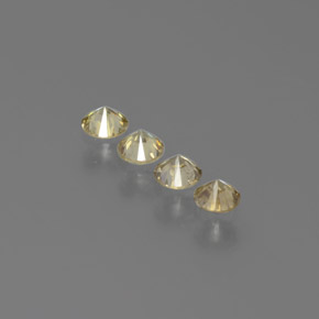 Diamond Gemstone in 2.7 mm Size for Sale, Diamond Stone in Champagne Color