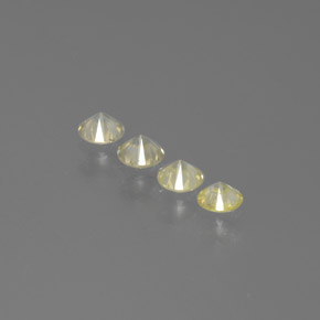 Diamond Gemstone in 2.6 mm Size for Sale, Diamond Stone in Champagne Color