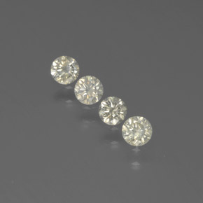 0.37 ct Yellow Diamond Gemstone, Diamond Gem in Diamond-Cut Shape for Sale.