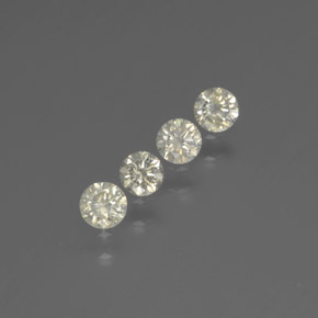 0.37 ct Yellow Diamond Stone, Natural Diamond in Diamond-Cut Shape for Sale