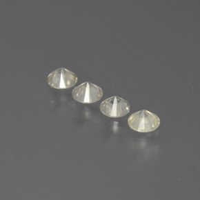 Diamond Gemstone in 2.8 mm Size for Sale, Diamond Stone in Champagne Color